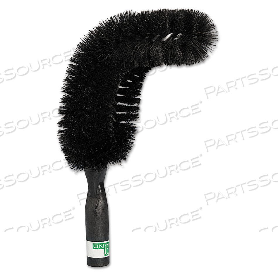 STARDUSTER PIPE BRUSH, GREEN POLYPROPYLENE BRISTLES, 7.5" BRUSH, 6" BLACK PLASTIC HANDLE by Unger STARDUSTER PIPE BRUSH, GREEN POLYPROPYLENE BRISTLES, 7.5" BRUSH, 6" BLACK PLASTIC HANDLE by Unger