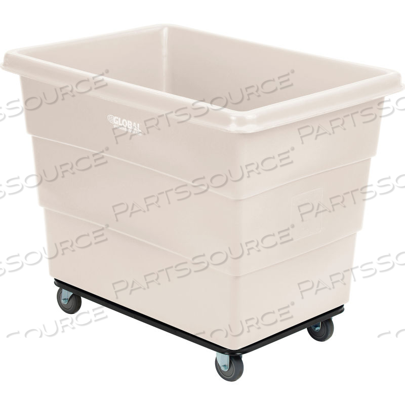 PLASTIC BULK BOX TRUCK, 16 BUSHEL, STEEL CHASSIS BASE WHITE by Approved Vendor