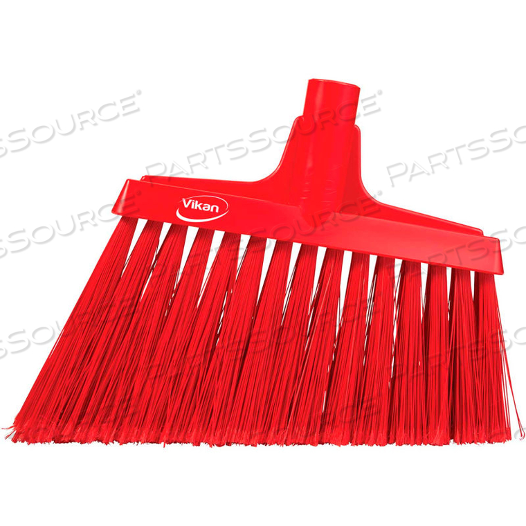 VIKAN SPLIT BRISTLE ANGLE HEAD BROOM, RED by Vikan