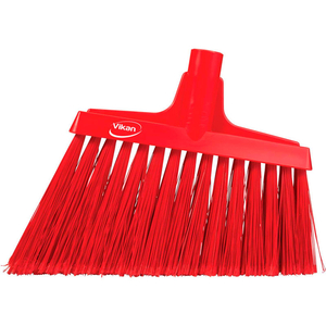 VIKAN SPLIT BRISTLE ANGLE HEAD BROOM, RED by Vikan