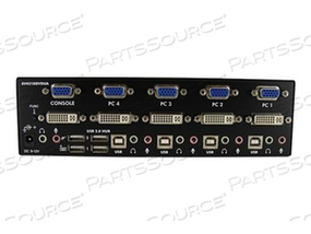 4 PORT DVI VGA DUAL MONITOR KVM SWITCH by StarTech.com Ltd. 4 PORT DVI VGA DUAL MONITOR KVM SWITCH by StarTech.com Ltd.