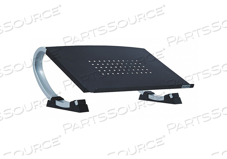 LAPTOP RISER BLACK/SILVER STEEL by Allsop