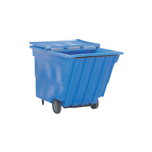 GENERAL PURPOSE PLASTIC TILT TRUCK, 59 CU FT CUBIC FOOT CAPACITY, BLUE, RAISED by Bayhead Products