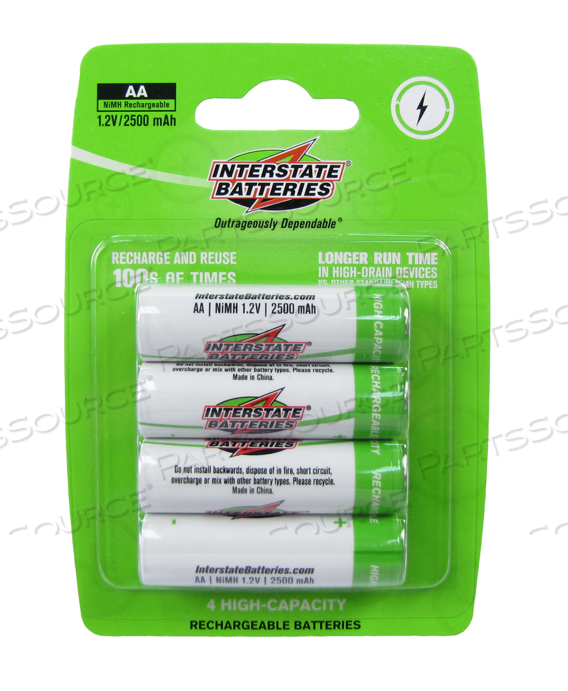 1.2V 2500MAH NIMH IB AA 4PK 