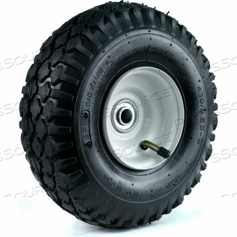410/350-4 10" STUD TREAD PNEUMATIC WHEEL ASSEMBLY by Martin Wheel Co.