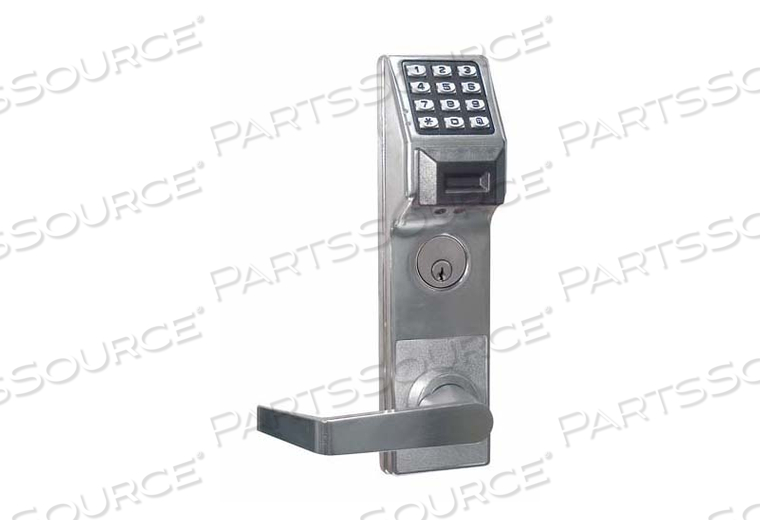 ELECTRONIC LOCK BRUSHED CHROME 12 BUTTON by Locdown