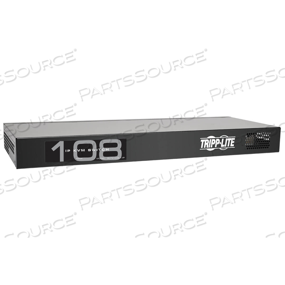 KVM SWITCH 8-PORT COMPACT 1+1 USER RACKMOUNT CAT5 IP by Tripp Lite