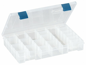 COMPARTMENT BOX 6 TO 21 COMPARTMNT CLEAR by Plano Molding
