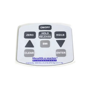 KEYPAD, FOR USE WITH: FOR 597KL, 599KL, 752KL BY HEALTH O METER PROFESSIONAL SCALES by Health O Meter Professional Scales