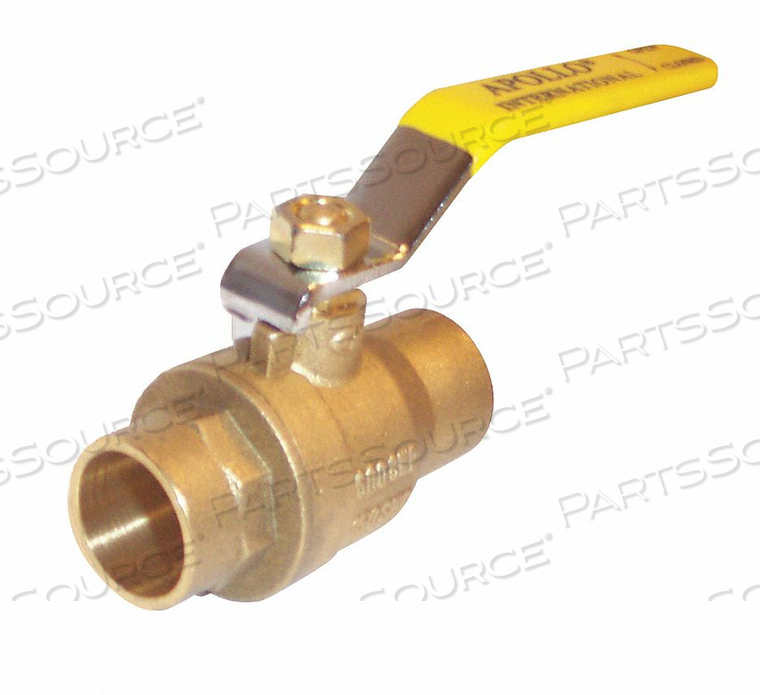 BRASS BALL VALVE INLINE SWEAT 1 IN by Apollo Valves (a Conbraco Company)
