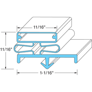 DOOR GASKET 23 1/2" X 32 1/2" by Glastender