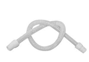 ADULT BREATHING TUBING, 3/4 IN ID DIA, SILICONE TUBE, POLYESTER, SEMI CLEAR, 22 MM FEMALE, 12 IN by Anesthesia Associates