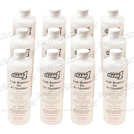 16OZ BOTTLE CLEAR SCALE REMOVER FOR ICE MACHINES by Scotsman Ice Systems