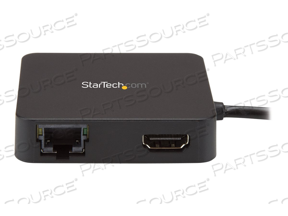 PORTABLE 4-IN-1 USB C MULTIPORT ADAPTER USB BUS-POWERED - 4K 30HZ HDMI VIDEO/GIG by StarTech.com Ltd.