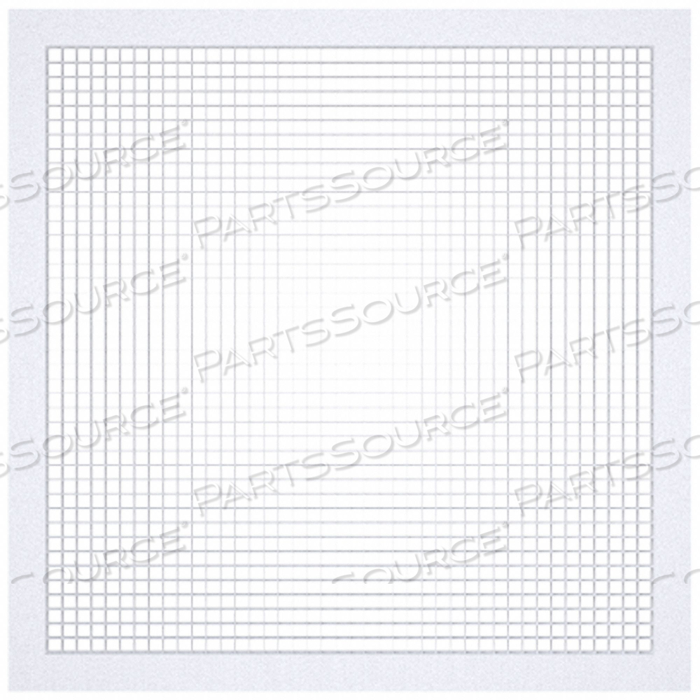 RETURN AIR GRILLE WHITE 1 DEPTH PK2 by American Louver