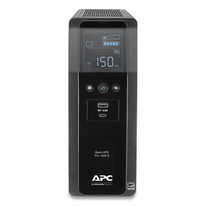 BR1500MS BACK-UPS PRO BR SERIES SINEWAVE BATTERY BACKUP SYSTEM, 10 OUTLETS, 1,500 VA, 1,080 J by APC / American Power Conversion