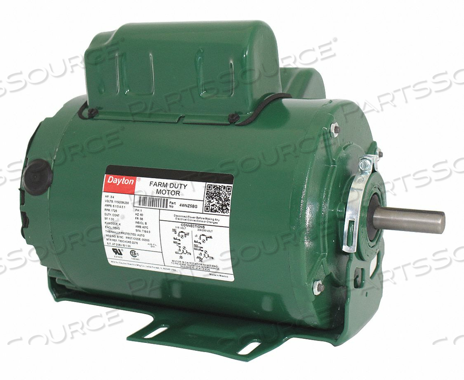 FARM DUTY MTR CS TEAO 3/4 HP 1725 RPM 56 by DAYTON ELECTRIC MANUFACTURING CO