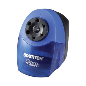 QUIETSHARP 6 CLASSROOM ELECTRIC PENCIL SHARPENER, AC-POWERED, 6.13 X 10.69 X 9, BLUE by Bostitch