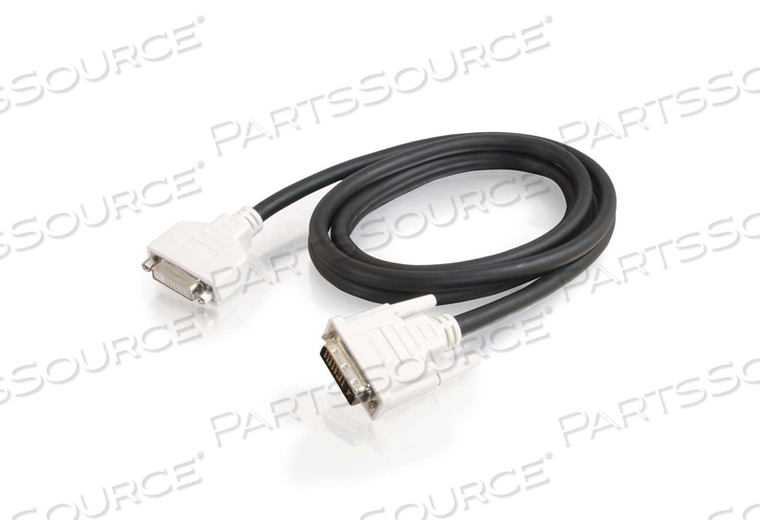 6.6FT DVI-D MALE/FEMALE DUAL LINK DIGITAL VIDEO EXTENSION CABLE - BLACK 