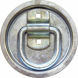 BOLT-ON FORGED 1/2" D-RING WITH RECESSED PAN - GRAY by Buyers Products