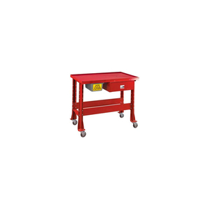 STANDARD TEAR-DOWN/FLUID CONTAINMENT BENCH-PORTABLE, 48"W X 32"D-CARMINE RED by Shure Incorporated