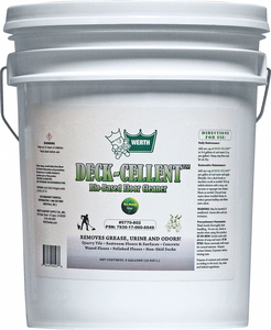 BIO-BASED FLOOR CLEANER 5 GAL PAIL by Werth Sanitary Supply