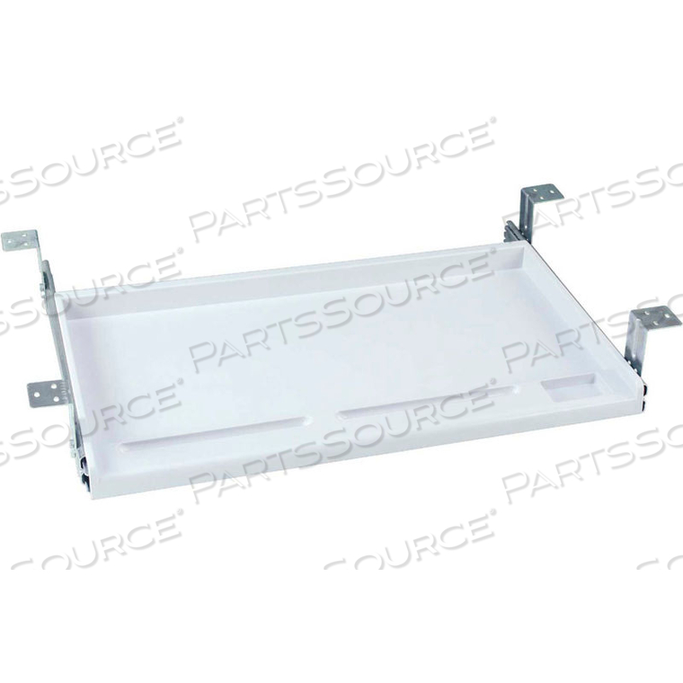UNDER DESK KEYBOARD TRAY, PLATINUM by Aidata