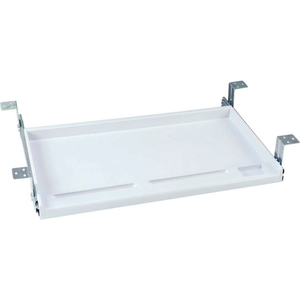 UNDER DESK KEYBOARD TRAY, PLATINUM by Aidata