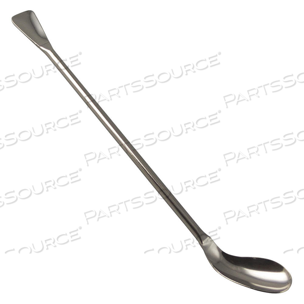 LABORATORY SPOON WITH SPATULA, DOUBLE ENDED SPATULA & SPOON, NON-STERILE, STAINLESS STEEL, UNCOATED by Bel-Art Products