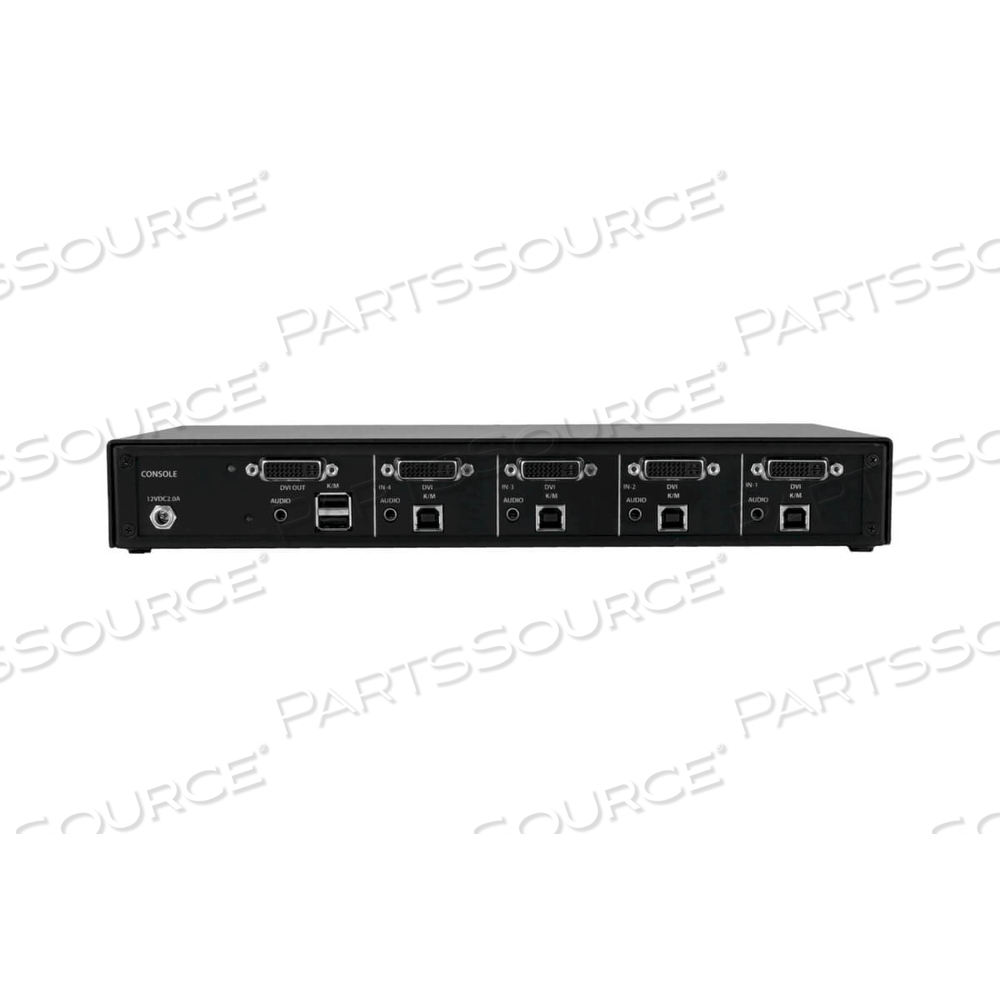 SECURE KVM SWITCH 4-PORT DVI + AUDIO NIAP PP3.0 CERTIFIED DVI-I by Tripp Lite