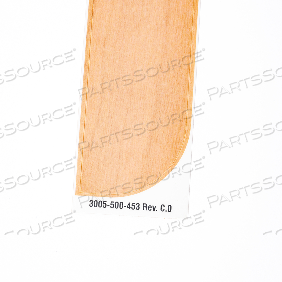 LABEL, FOOTBOARD, HONEY MAPLE by Stryker Medical LABEL, FOOTBOARD, HONEY MAPLE by Stryker Medical