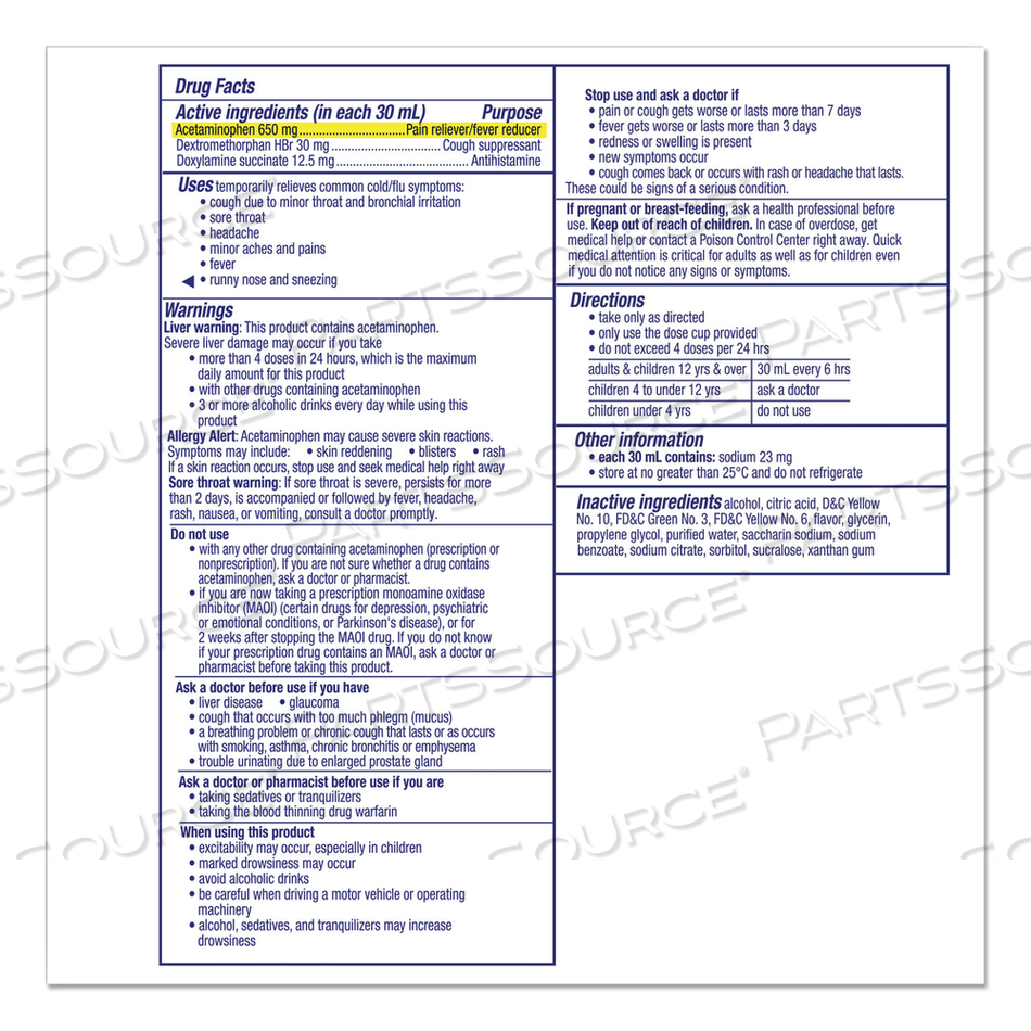 NYQUIL COLD AND FLU NIGHTTIME LIQUID, 12 OZ BOTTLE by Vicks NYQUIL COLD AND FLU NIGHTTIME LIQUID, 12 OZ BOTTLE by Vicks