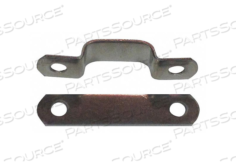 TUBE CLAMP 3/8IN. 3 LINES PK25 by Dixie Line Clamps