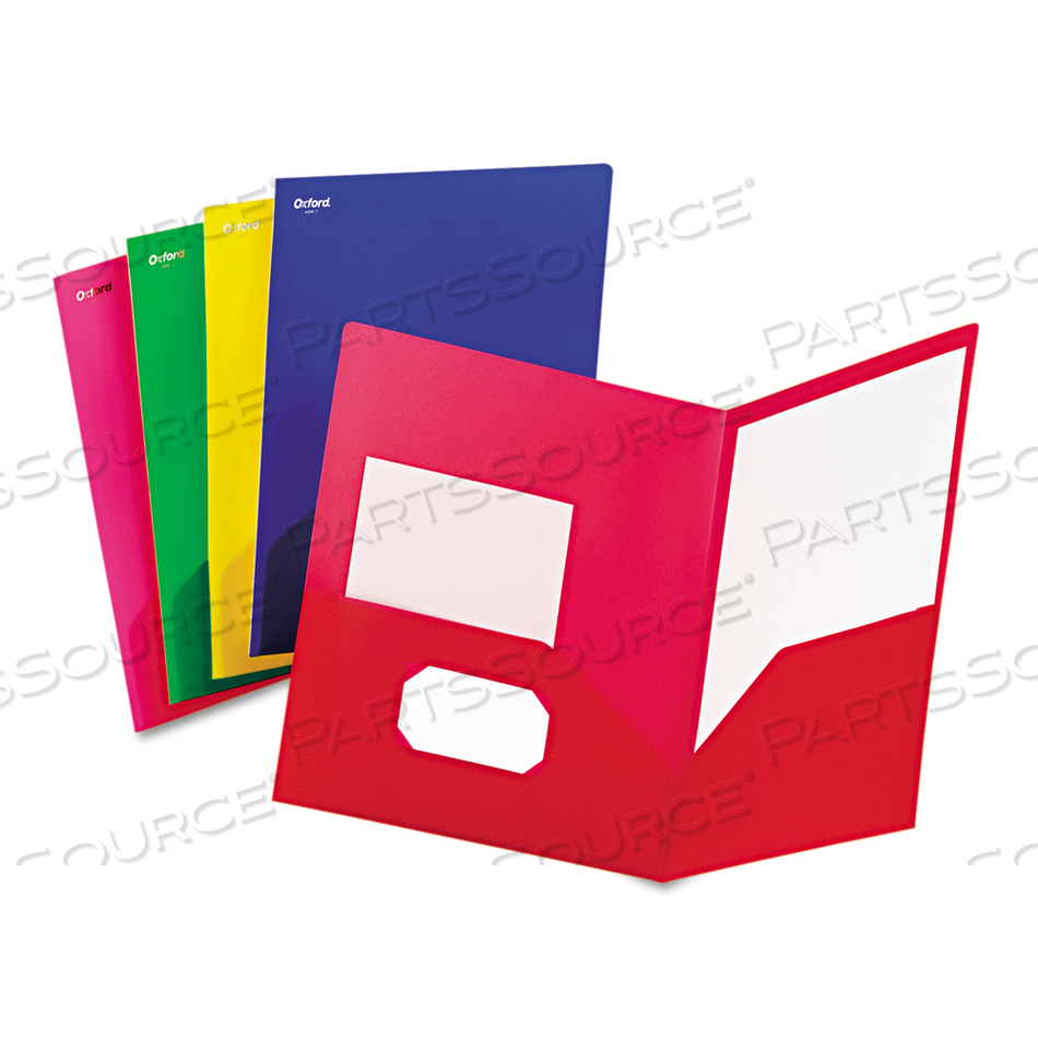 FASHION POLYPORT TWIN-POCKET PORTFOLIO, POLYPROPYLENE, 11 X 8.5, ASSORTED FASHION POLYPORT TWIN-POCKET PORTFOLIO, POLYPROPYLENE, 11 X 8.5, ASSORTED