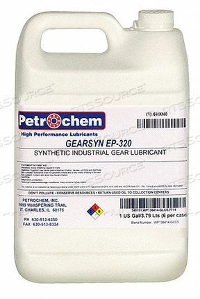 SYNTHETIC EP GEAR LUBRICANT ISO 320 by Petrochem