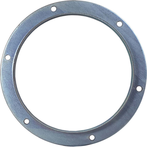 QF ANGLE FLANGE, 10" DIA, GALVANIZED STEEL by Nordfab LLC