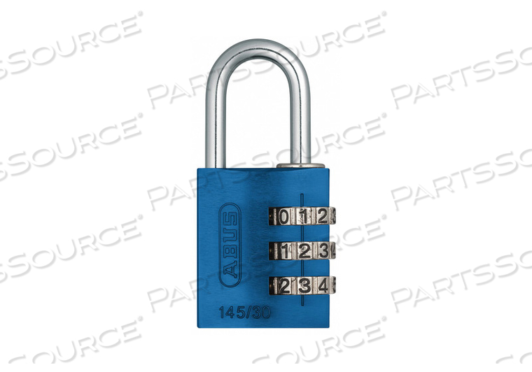 COMBINATION PADLOCK 1 3/8IN RECTGLE BLUE by Abus COMBINATION PADLOCK 1 3/8IN RECTGLE BLUE by Abus