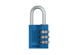 COMBINATION PADLOCK 1 3/8IN RECTGLE BLUE by Abus