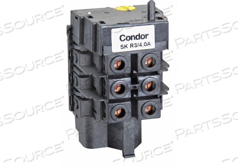 THERMAL OVERLOAD 2.5 TO 4A 3 PHASE MDR3 by Condor USA, Inc THERMAL OVERLOAD 2.5 TO 4A 3 PHASE MDR3 by Condor USA, Inc
