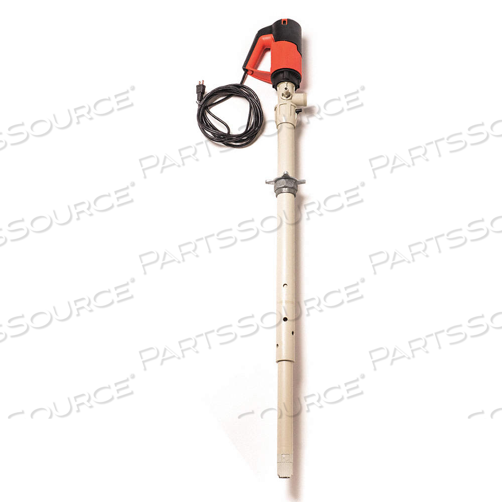 ELECTRIC OPERATED DRUM PUMP, 1 HP MOTOR HP, 55 GAL FOR CONTAINER SIZE, 110V AC by Approved Vendor ELECTRIC OPERATED DRUM PUMP, 1 HP MOTOR HP, 55 GAL FOR CONTAINER SIZE, 110V AC by Approved Vendor
