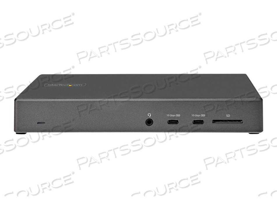 USB C DOCK, TRIPLE 4K MONITOR USB TYPE-C DOCKING STATION, 100W POWER DELIVERY, DP 1.4 ALT MODE & DSC, 2X DISPLAYPORT 1.4/HDMI 2.0, 6XUSB (2X by StarTech.com Ltd. USB C DOCK, TRIPLE 4K MONITOR USB TYPE-C DOCKING STATION, 100W POWER DELIVERY, DP 1.4 ALT MODE & DSC, 2X DISPLAYPORT 1.4/HDMI 2.0, 6XUSB (2X by StarTech.com Ltd.