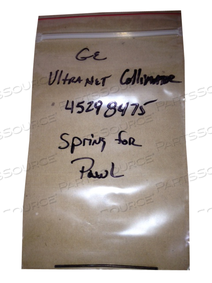 DETENT AND PAWL SPRING by GE Healthcare