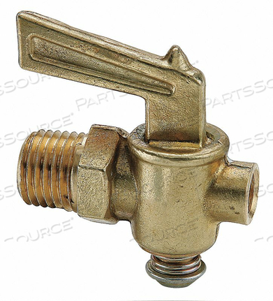 DRAIN COCK SHUTOFF VALVE 1/4 IN by Parker Hannifin Corporation