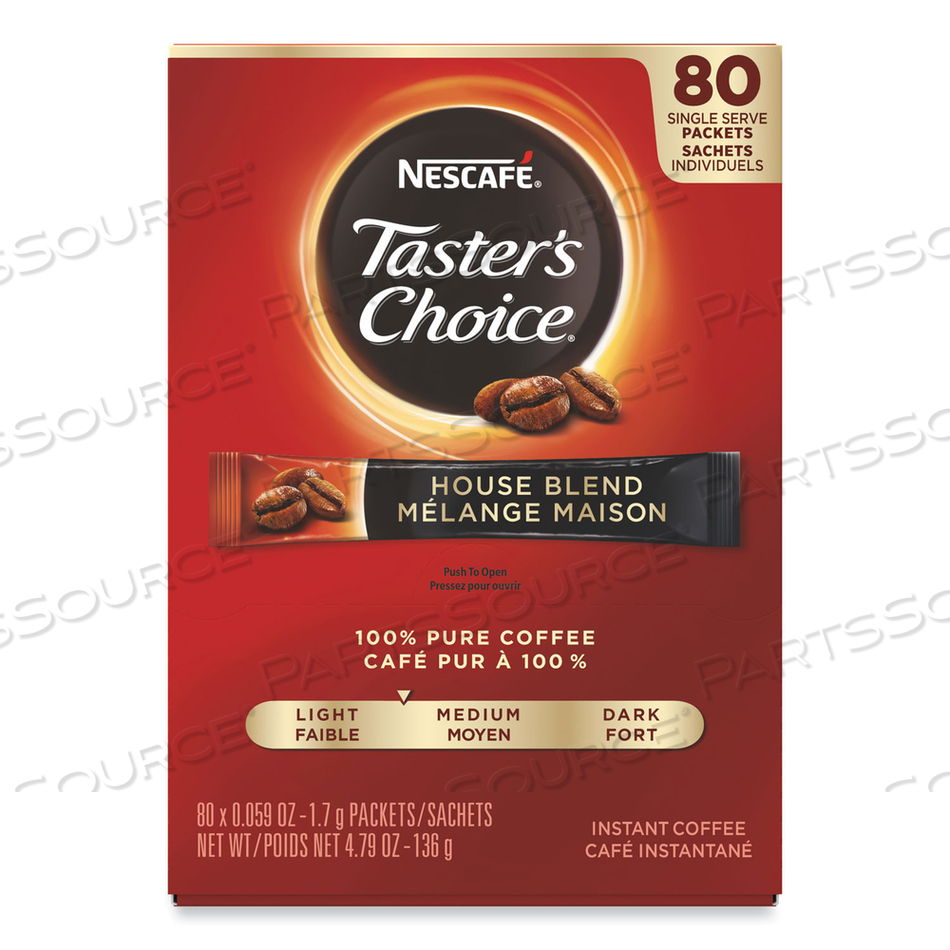 TASTER'S CHOICE STICK PACK, HOUSE BLEND, .06 OZ by Nescafe TASTER'S CHOICE STICK PACK, HOUSE BLEND, .06 OZ by Nescafe