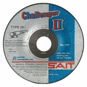 DEPRESSED CENTER WHEEL T29 7 IN. 36 GRIT by United Abrasives-Sait