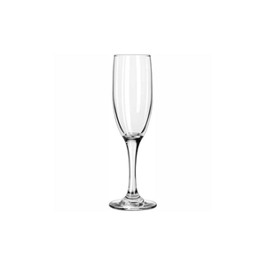 GLASS 6 OZ., CLEAR EMBASSY FLUTED, 12 PACK by Libbey Glass