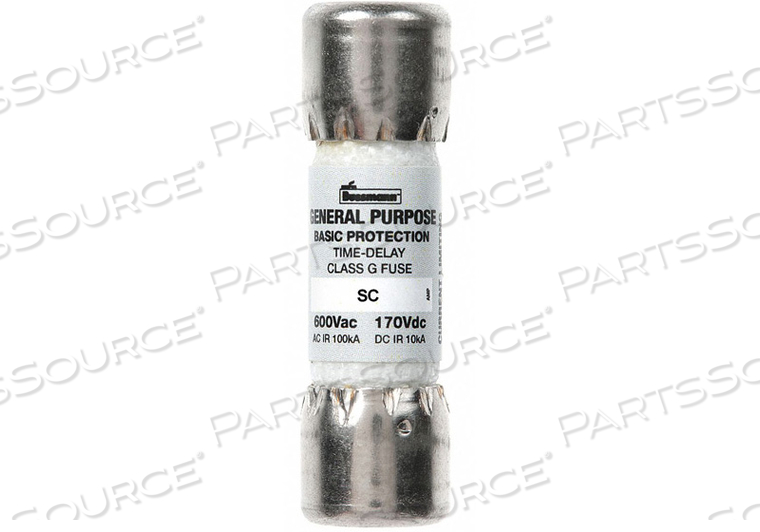 FUSE, CLASS G, TIME DELAY, 600 VAC, 10A by Cooper Bussmann FUSE, CLASS G, TIME DELAY, 600 VAC, 10A by Cooper Bussmann