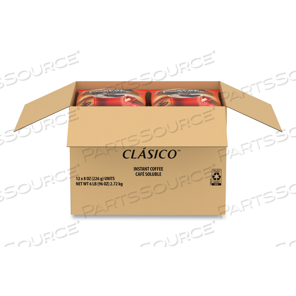 CLASICO DARK ROAST INSTANT COFFEE, 8 OZ by Nescafe