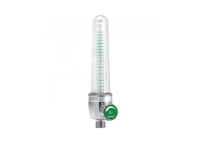 MEDICAL OXYGEN FLOWMETER, 100 LPM, 100 PSIG, ALUMINUM BODY, STAINLESS STEEL BALL FLOAT, POLYCARBONATE HOOD AND METER, 6 IN by Genstar Technologies