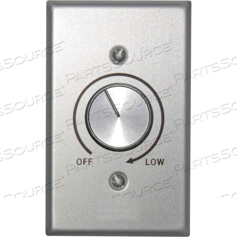 WALL MOUNT 2.5 AMP VARIABLE SPEED CONTROL SWITCH 120V CONTROL UP TO 2 FANS by J & D Manufacturing